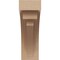 Ekena Millwork 3"W x 6"D x 9"H Classic Rockford Rough Cedar Woodgrain TimberThane Corbel, Primed Tan CORUR03X06X09ROCRCPR - alternate 4